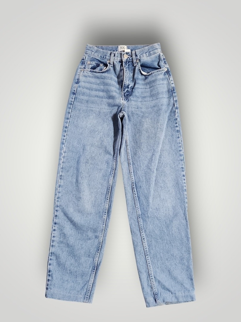 BDG By Urban Outfitter Light Wash Denim High Rise Baggy Jeans